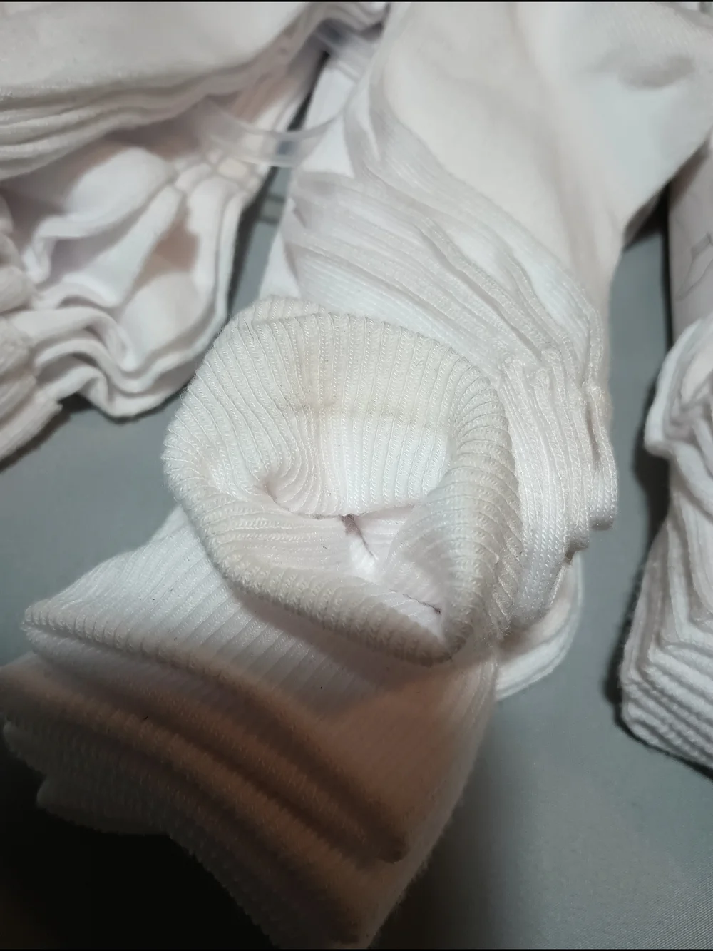 Wonder Nation Girls' Turn Cuff White Socks (2)